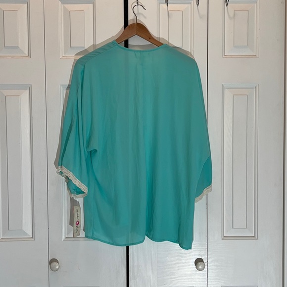 SOLD🎁🌟TEAL & LACE DUSTER NEW🎁 - Picture 4 of 7